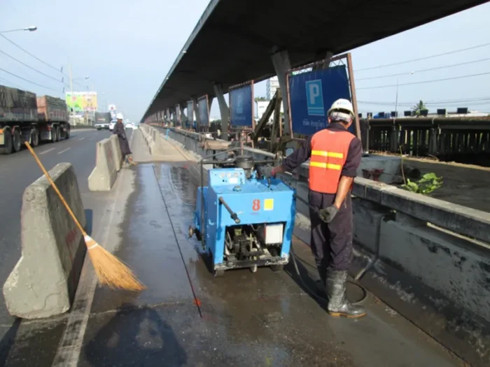 ตัดยกสะพาน Plank Girder
