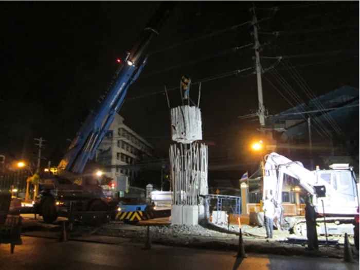 รับรื้อกำแพงกันดิน(Diaphragm Wall)ด้วยเทคนิคใหม่ เร็วกว่าเดิมมาก